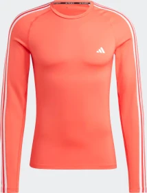 adidas Techfit Kompressionsshirt langarm bright red (Herren)