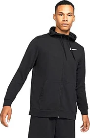 Nike Dry Dri-FIT Fitness Hoodie schwarz/weiß (Herren)