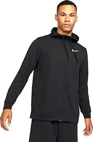 Nike Dry Dri-FIT Fitness Hoodie schwarz/weiß (Herren)