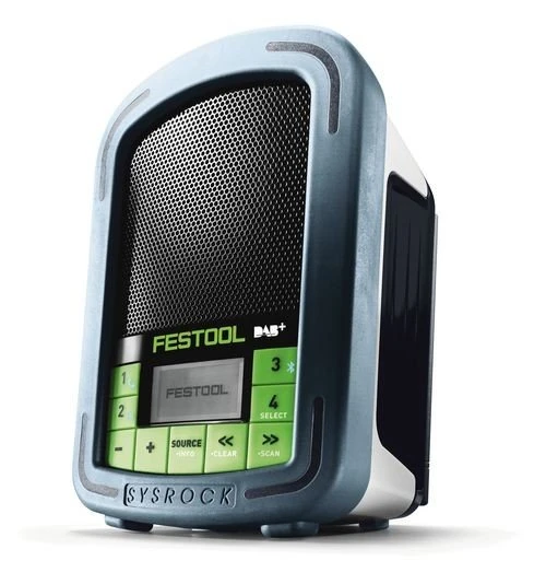 Festool BR 10 DAB+ Sysrock Akku-/Elektro-Baustellenradio solo inkl. Tasche