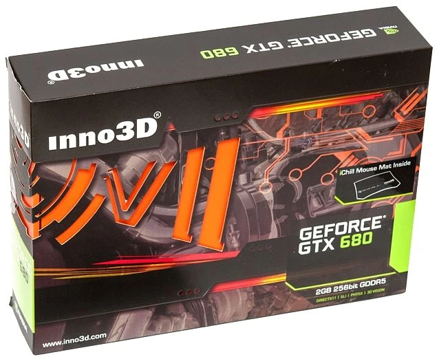 INNO3D GeForce GTX 680 HerculeZ 2000, 2GB GDDR5, 2x DVI, HDMI, DP