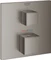 Grohe Grohtherm Cube Thermostat-Brausearmatur hard graphite gebürstet Vorschaubild