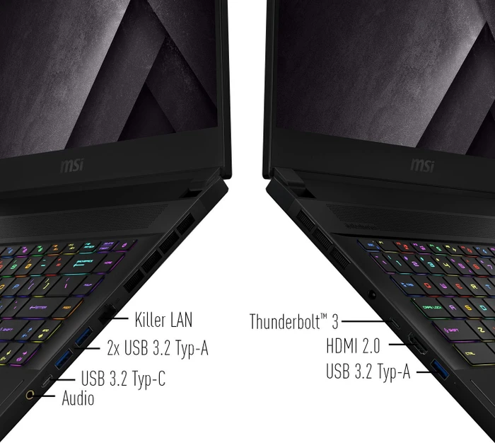 MSI GS66 Stealth 10UH-274, Core Black, Core i9-10980HK, 32GB RAM, 2TB SSD, GeForce RTX 3080, DE
