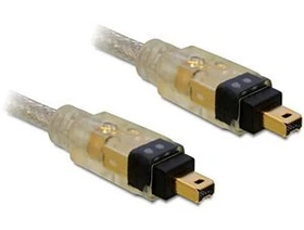 DeLOCK FireWire IEEE-1394 Kabel, 4-Pin auf 4-Pin, 1m