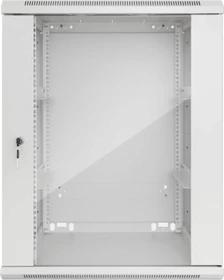 Intellinet Wandschrank 20HE, Sicherheitsglastür, IP2X, hellgrau, 450mm tief