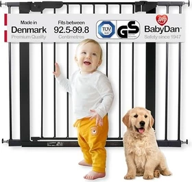 Baby Dan Premier Treppenschutzgitter 92.5-99.8cm schwarz