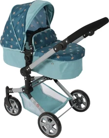 Bayer Chic 2000 Linus Kombipuppenwagen Sternchen türkis