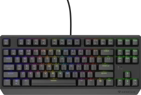 Genesis Thor 230 TKL, schwarz, LEDs RGB, hot-swap, Gaote Outemu BROWN, USB, US