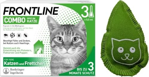 Frontline Spot on Combo Katzen und Frettchen Pipetten, 3 Stück