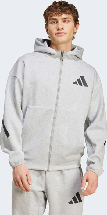 adidas Z.N.E. Zip Hoodie medium grey heather (Herren)