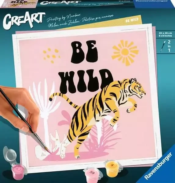 Ravensburger Malen nach Zahlen CreArt Be Wild