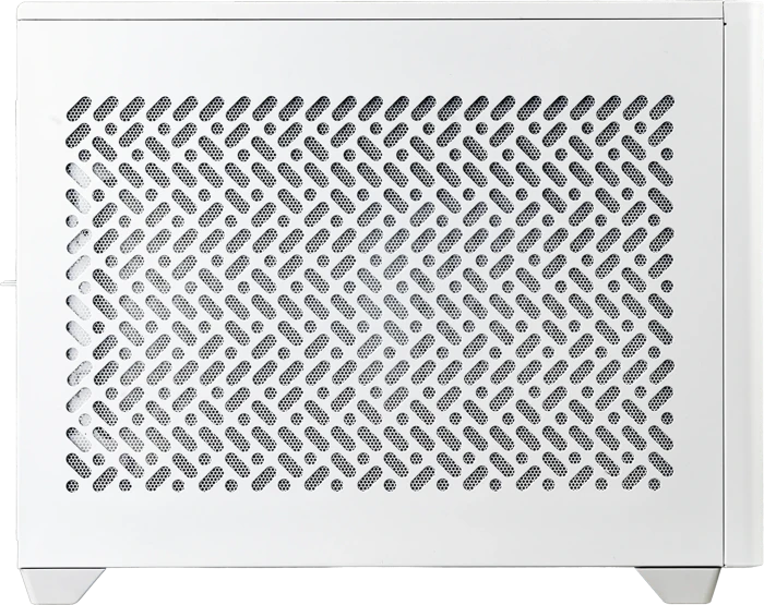 Cooler Master MasterBox NR200P [V2], weiß, Glasfenster, Mini-ITX