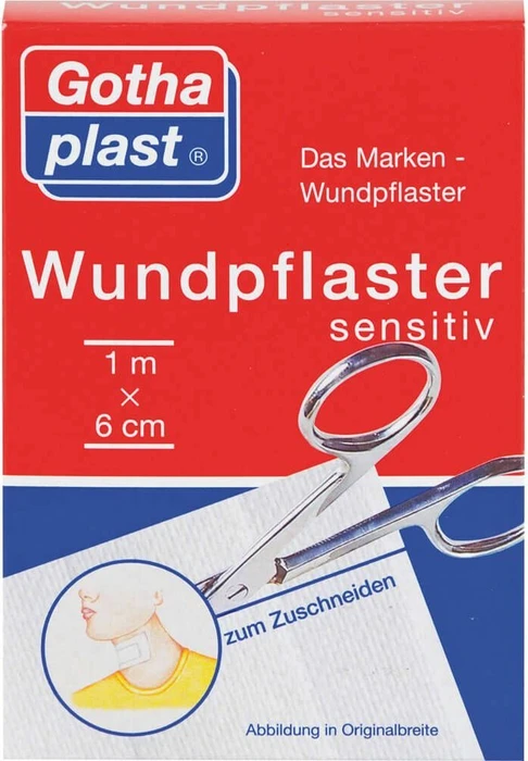 Gothaplast sensitiv, 6cm x 1m, 10 Stück