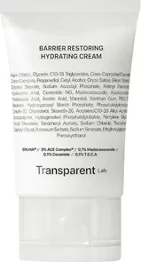 Transparent Lab Barrier Restoring Hydrating Cream, 50ml