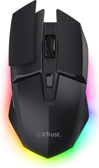 Trust Gaming GXT 122 Felox+ Dual Wireless Illuminated Gaming Mouse schwarz, USB/Bluetooth