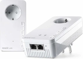 devolo Magic 1 WiFi Multiroom Kit, Powerline/WLAN-Access Point und Powerline-Adapter Set, 2er-Bundle (8359 / 8366 / 8415)