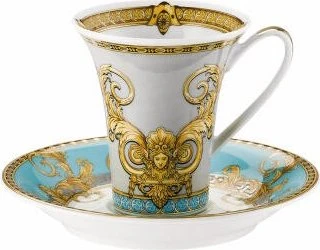Rosenthal Versace Prestige Gala Le Bleu Espresso-/Mokkatassen-Set 90ml, 2-tlg.
