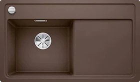 Blanco Zenar 45 S-F InFino Becken links mit Ablauffernbedienung cafe