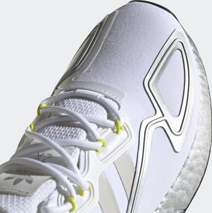 adidas ZX 2K Boost cloud white/grey one/acid yellow (Herren)