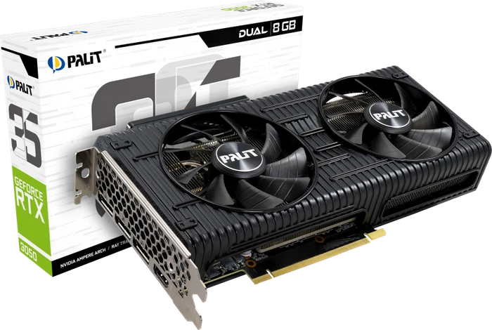 Palit GeForce RTX 3050 Dual, 8GB GDDR6, HDMI, 3x DP