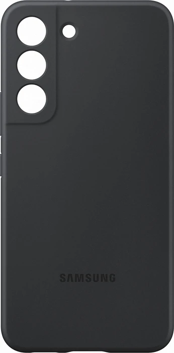 Samsung Silicone Cover für Galaxy S22 schwarz