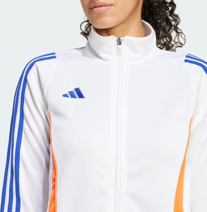 adidas Tiro 24 Trainingsjacke white/app solar red/lucid blue (Damen)