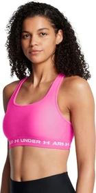 Under Armour Armour Mid Crossback Sport-BH rebel pink/white (Damen)