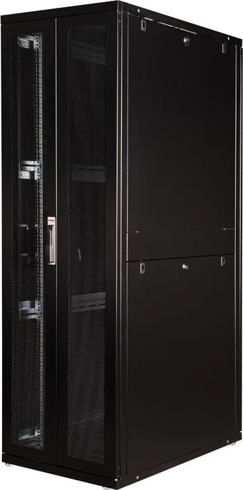 Roline / Secomp Pro Serie 19" Serverschrank 42HE, montiert, Glastür, IP20, RAL 9005, 1000mm tief