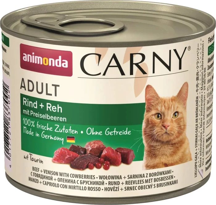 animonda Carny Rind und Reh mit Preiselbeeren 200g