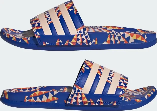 adidas Comfort Adilette bold blue/bliss orange (Damen)