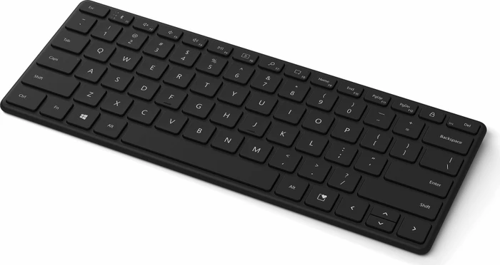 Microsoft Designer Compact Keyboard Mattschwarz, Bluetooth, DE