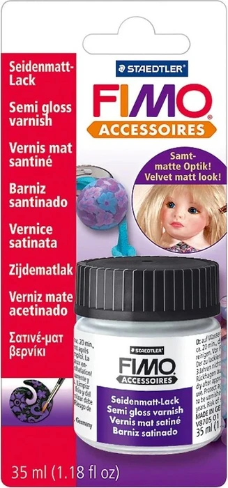 Staedtler Fimo 8705 Seidenmattlack, schwarz, 35ml