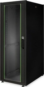 Digitus Professional Dynamic Basic Serie Wandschrank 32HE, Sicherheitsglastür, IP2X, schwarz, 800mm tief