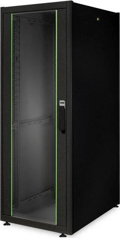 Digitus Professional Dynamic Basic Serie Wandschrank 32HE, Sicherheitsglastür, IP2X, schwarz, 800mm tief