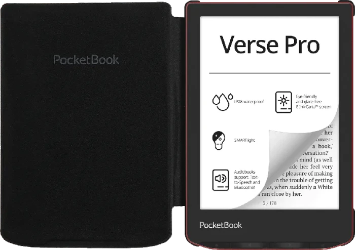 PocketBook Cover Shell Verse und Verse Pro, PU, schwarz