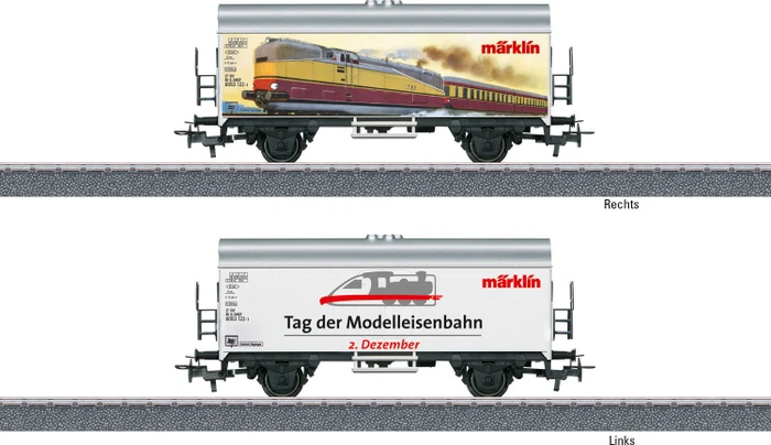 Märklin - Spur H0 Güterwagen - Internationaler Tag der Modelleisenbahn am 2. Dezember 2022