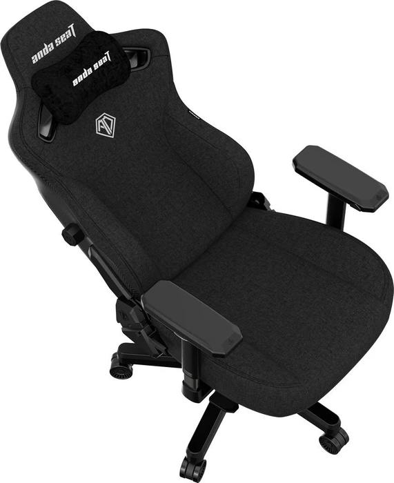 Anda Seat Kaiser 3 Premium XL Gamingstuhl, Carbon Black, Stoff schwarz