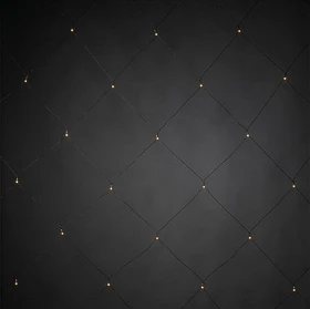 Konstsmide Lichternetz Lichterkette schwarz LED 96x warmweiß