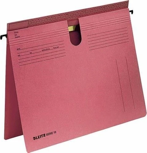 Leitz Serie 18 Hängehefter, A4, rot, 50er-Pack