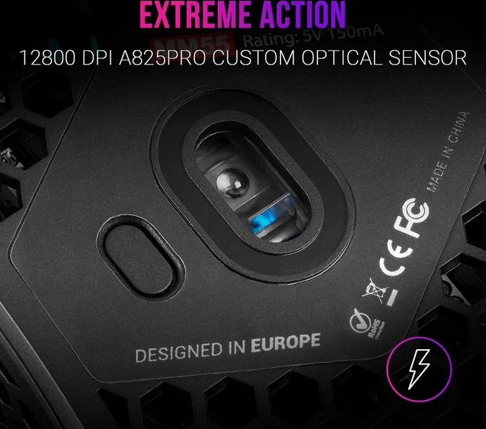 Mars Gaming MM55 schwarz, USB
