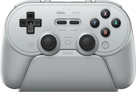 8BitDo Pro 3 Gamepad grau (Switch 2/Switch/PC/MAC/SteamOS/iOS/Android)