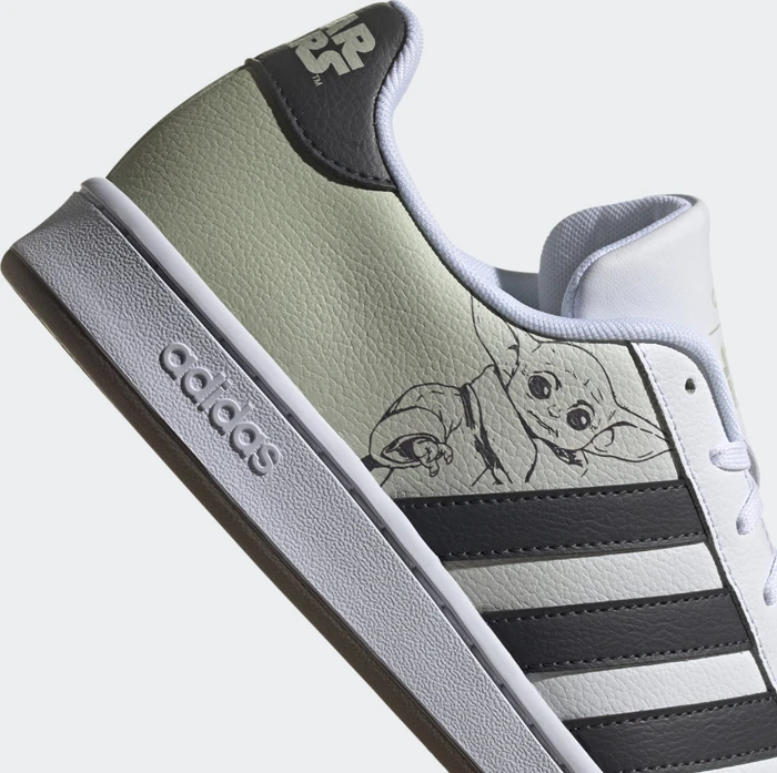 adidas Grand Court cloud white/carbon/halo green
