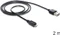 DeLOCK EASY-USB 2.0 Kabel, USB-A [Stecker] auf Micro-B [Stecker], 2m Vorschaubild