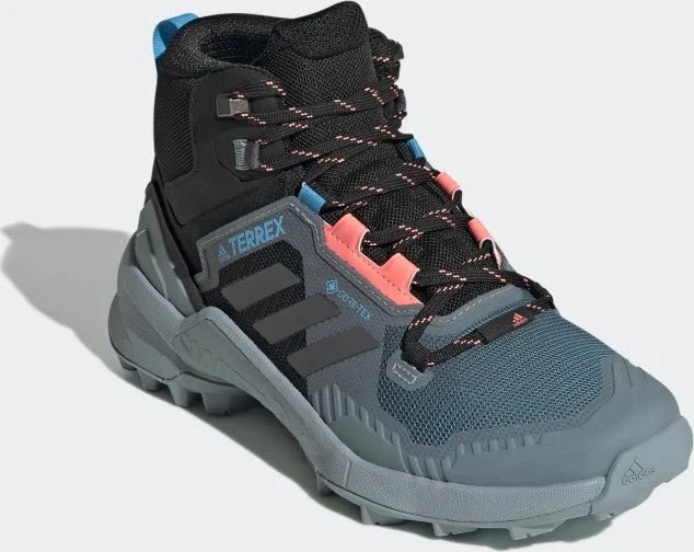 adidas Terrex Swift R3 Mid GTX core black/grey five/acid red (Damen)