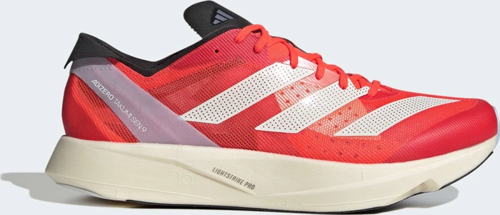 adidas Adizero Takumi Sen 9 solar red/zero metalic/coral fusion (Herren)
