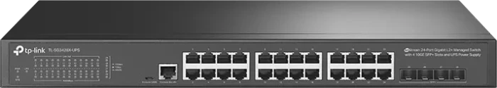 TP-Link SG3400 JetStream Rackmount Gigabit Managed Switch, 24x RJ-45, 4x SFP+