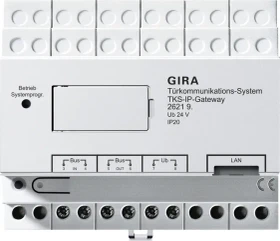 Gira TKS-IP-Gateway Gen2, inkl. 10 Lizenzen, 6TE REG (2621 98)