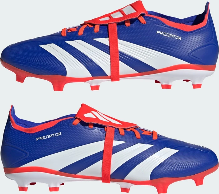 adidas Predator League Fold-Over Tongue FG lucid blue/cloud white/solar red
