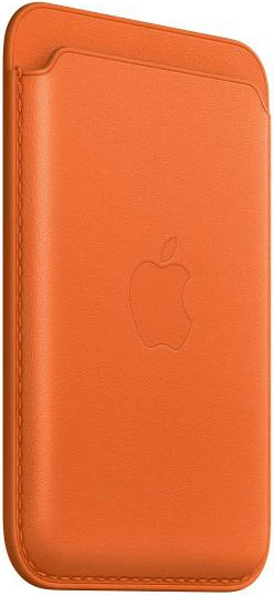 Apple iPhone Leder Wallet mit MagSafe orange