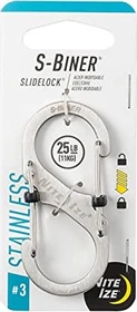 Nite Ize S-Biner Edelstahl Materialkarabiner 68x30mm silber